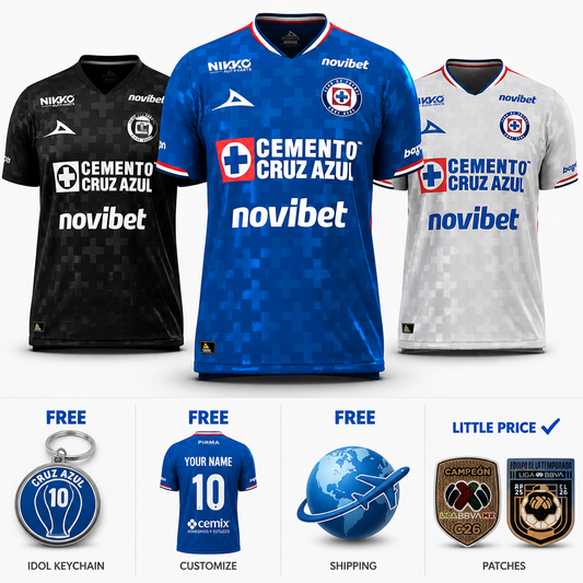 Combo 25/26 Home, 25/26 Away & 25/26 Third